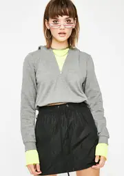 Stoned Fill My Cup Cropped Hoodie