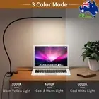 10W LED Desk Lamp Dimmable Clip On Desk Lamp LED Gooseneck Lamp Desk Light USB