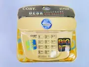 1990s NEW Coby White Desk Corded Telephone BIG BUTTON CT-P520
