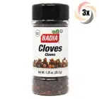 3x Shakers Badia Cloves Seasoning | 1.25oz | Gluten Free! | MSG Free! | Clavos