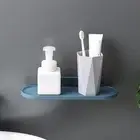 Wall Shelf Anti-scratch Self Adhesive Space Saving Wall Organizer Shelf Sturdy