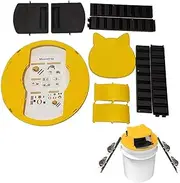 Yeanifeana Mouse Trap Bucket Lid, Dual Trap Door Design, Humane & Effective Rat/Mice/Chipmunk Traps for Indoor/Outdoor Use, Reusable Rodent Control with Quick-Catch Technology