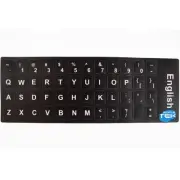 Adhesives Keyboard Black Qwerty Layout UK English Eng Letters Notebook PC -