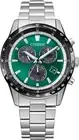 [Citizen] Watch Eco-Drive Chronograph Waterproof Green BL5614-59W Men's Silver