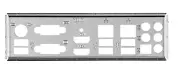 Supermicro I/O Shield MCP-260-00048-0N for C7Q67 X9SAE X9SAE-V