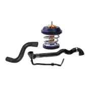 Gates Thermostat + Radiator Hose Kit for Volkswagen Eos 1F7 2.0L 147KW Manual