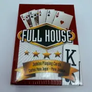 Full House Jumbo Playing Cards Classic Finish Brand New Sealed In Plastic
