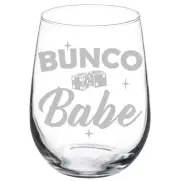 Bunco Babe Stemmed / Stemless Wine Glass