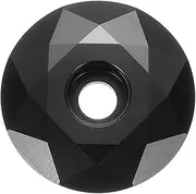 1 1/4" OD Bike Headset Stem Top Cap Aluminum Alloy Cycling Headset Cover Stem for Mountain Bike Road Bike MTB, Black