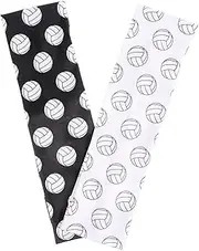 [BELLIFFY] Breathable Volleyball Headband 2pcs Sports Headbands for Women Men Gym Workout Decorative Design