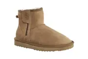 UGG Outback Premium Double Face Sheepskin Zip Classic Boot (Chestnut, Size 7M/8W US)