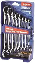 Kincrome Combination Imperial Single Way Gear Spanner 8-Pieces Set