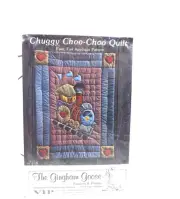 1970s Gingham Goose Chuggy Choo Choo Train Pieced Applique Crib Quilt Pattern