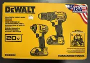 Dewalt Drill Driver Impact Driver Combo Set DCK280C2