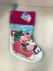 Peppa Pig Christmas Stocking - 14" Length Xmas Holiday NEW