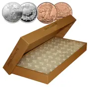 1000 Direct Fit Airtight H39 Coin Capsules for 1oz SILVER ROUNDS or COPPER ROUND