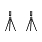 2PK FireFly FFT-F1C Flexible Camera Tripod w/ Phone Holder - Black