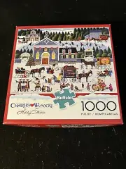 Charles Wysocki 1000 Pc Puzzle “Churchyard Christmas”