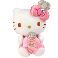在飛比找樂天市場購物網優惠-小禮堂 Hello Kitty 絨毛玩偶娃娃 (鑽石香水系列