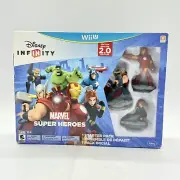 NINTENDO WII U Disney Infinity 2.0 Marvel Super Heroes Starter Pack Iron Man New