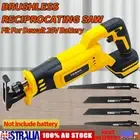Brushless Cordless Wood Metal Reciprocating Saw 4 Blade For Dewalt 18V Battery