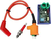 Racing Motorcycle Ignition Coil CDI Spark Plug Para Motos High Pressure Coil For ATV Moped Scooter Quad Dirt Bike Ignition Set accessories