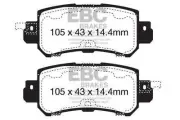 Disc Brake Kit-GS EBC Brake S4KR1526 fits 18-21 Mazda CX-3 (for: Mazda)