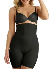 [Miraclesuit Shapewear] Tummy Tuck High-Waist Thigh Slimmer in Black