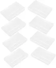 8pcs Tape Storage Box Cassette Cases Cassette Holder Cassette Tape Storage Cassette Tape Cases Cassette Organizer Portable Cassette Tape Case Cassette Tape Holder Pp Transparent