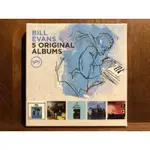 [ 沐耳 ] 爵士鋼琴大師 BILL EVANS：5 ORIGINAL ALBUMS VERVE 時期經典套裝（補貨中）