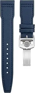 [GUMMMY] For IWC SPITFIRE MARK 18 Portugieser Portofino Pilot IW3777 Wristband Nylon Canvas Leather Watchbands 20mm to 22mm