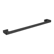 Nero Pearl Single Towel Rail 600mm Matte Black NR8024MB