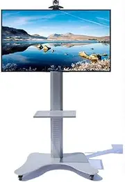 Floor Tv Stand Mount,Universal Bracket, 360º of Swivel,LCD LED Tvs, for 37-70 Inch Bedroom Living Room Conference Office Reception Hall Exhibition Universal Tv Stand