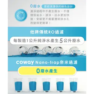 Coway 淨水器 飲水機 櫥下型 免電力 五道過濾 P 150 N 贈專用軟水濾芯 含基本安裝 免運 加贈 空氣清淨機