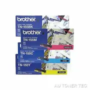 Brother Genuine TN155CL4PK Value Pack C/M/Y/K Toner Cartridge HL4040CN DCP9040CN