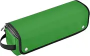 [sanluoli] Hot Hair Tools Travel Bag with Heat Resistant Pad Waterproof Portable Open Flat Travel Bag Personalized Green Solid Color Pure Plain Trave Case for Women