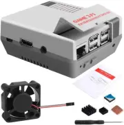 Case for Raspberry Pi 3B+, Case with Fan for Raspberry Pi, Retro Gaming Nes3Pi C