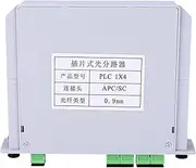 1X4 Optical Splitter SC Single Mode PLC Optic Fiber Splitter Module for Home Engineering Projects Corporate Fiber Optic LAN