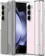 [ARAREE] Galaxy Z Fold6 Case, Hard Clear Cover, Samsung Official Certified Product, 360 Degree Full Cover, Folding, Hinge Protection, Thin, Lightweight, Shock Absorption, Wireless Charging Compatible,