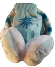 DISNEY Frozen II Earmuff & Glove Set Toddler Girl's OSFA Blue