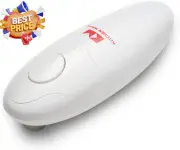 Electric Can Opener, One-Touch, Smooth Edge, Food-Safe, Battery Operated