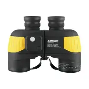 [EU Direct] AOMEKIE Binoculars for Adults 7X50 Marine Binoculars Waterproof with Illuminated Rangefinder Compass Prism L