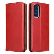 For Samsung Galaxy S20 FE (Fan Edition) Case Leather Flip Wallet Cover Red