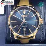 【大表哥】實拍 MASERATI WATCH 瑪莎拉蒂手錶-紳藍玫瑰金款(R8851118001)