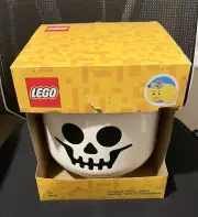 LEGO 4032 Large White Skeleton Head Halloween Stackable Container Storage
