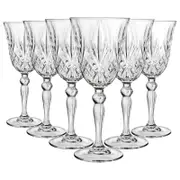 RCR Crystal Melodia White Wine Glasses - 210ml - Pack of 6