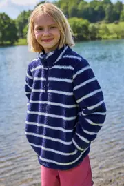 Nessy Kids Half Zip Borg Fleece