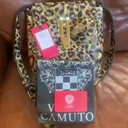 NEW Vince Camuto Purse Doty Leopard Quilted Leather Crossbody Bag NWT
