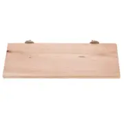 Rectangle Natural Wood Pet Hamster Chinchilla Chipmunk Cage Chew Toy Stand P