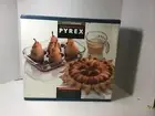 Crown Corning Pyrex 3 Piece Starter set new vintage Sealed Clear Glass